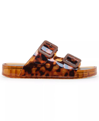 Double-Band Jelly Footbed Sandals